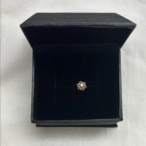 Buddha Jewelry Gold MANDALA - CZ - THREADLESS END - Picture 3 of 4